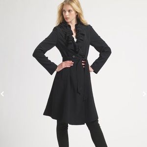 *Sale* Elie Tahari Ruffles Coat